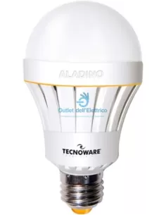 Tecnoware FLED17320 Lámpara LED brillante Aladdin 10w 6500k e27